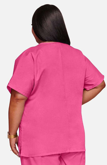 Cherokee Women's Pink Medical Blouse Cotton and Polyester