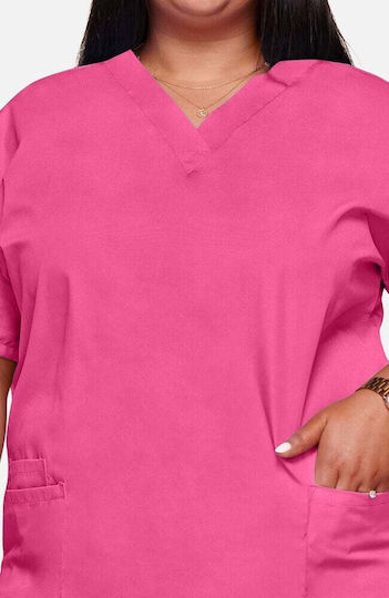 Cherokee Women's Pink Medical Blouse Cotton and Polyester