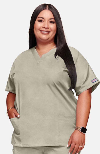 Cherokee Femei Bluză medicală Kaki