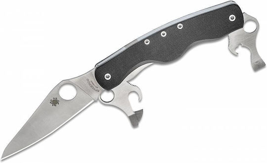 Spyderco Πολυεργαλείο με Μηχανισμό Κλειδώματος Γκρι σε Θήκη