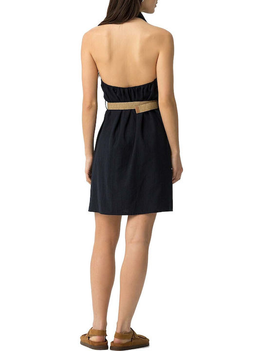 Tiffosi Rochie Tricotată All Day Albastră