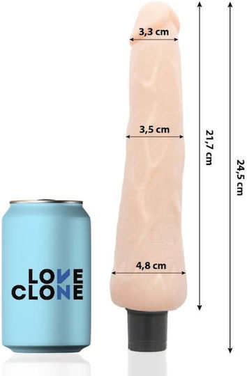 Nanma Loveclone Ragnar Realistic Vibrator 24.5cm Flesh
