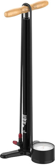 Lezyne Steel Floor Drive Τρόμπα Αέρος Χεριού με Μανόμετρο