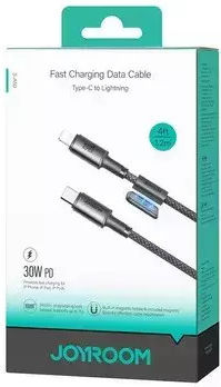 Joyroom S-A50 Unlimited Series Magnetic USB-C to Lightning Cable 60W Gray 1.2m (S-A50 C L)