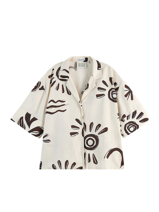 Women's Short Sleeve Shirt White