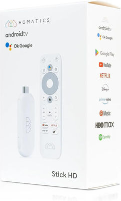 Homatics Smart TV Stick Full HD Bluetooth / HDMI Google Assistant Compatible