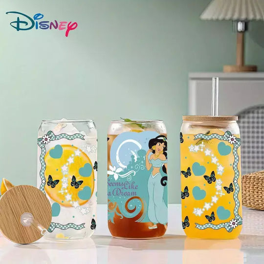 Glass Cup Lid Jasmine