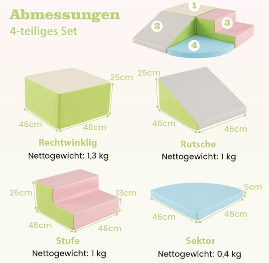 Costway Foam Set made of Fabric