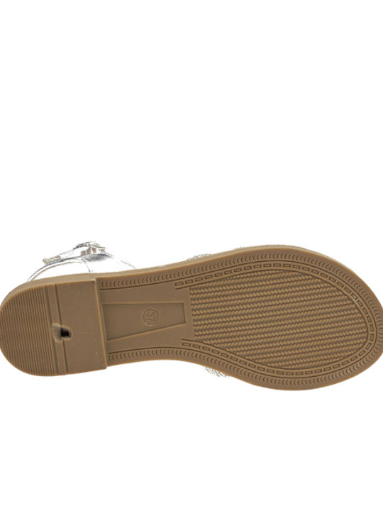 Women's Flat Sandals in Black Color