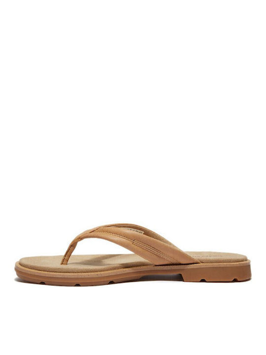 Flache Sandalen für Damen in Beige Farbe