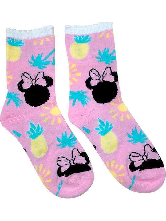 Disney Kids' Socks Minnie Colorful 3 Pairs