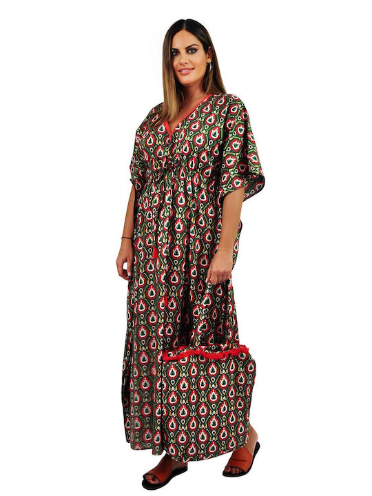 Kalimera Clothing Athens Кафтан За Плаж Зелен