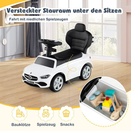 Costway Baby Walker Car Ride On for 36++ Months with Sounds TQ10365WH