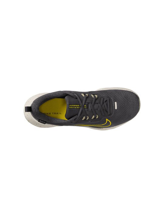 Juniper Trail Sport Shoes Trail Running Brown Waterproof with Gore-Tex Membrane