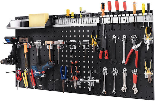 Costway Durchbrochener Rücken 60x40cm 1Stück TA10069BK