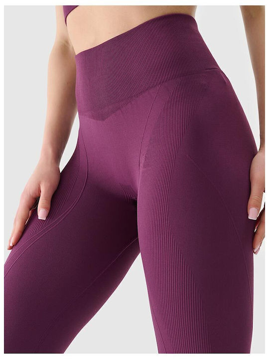 Functional Yoga Women's Firming High Waist Purple Leggings