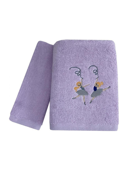 Astron Italy Σετ Βρεφικές Πετσέτες 2τμχ Ballerines Βάρους 480gr/m²