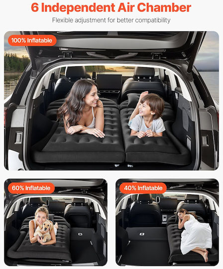 Vevor Inflatable Car Mattress in Black
