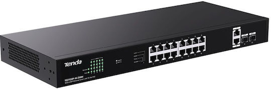 Ruijie RG-ES220GS-P Managed L2 PoE+ Switch with 16 Gigabit (1Gbps) Ethernet Ports and 2 SFP Ports