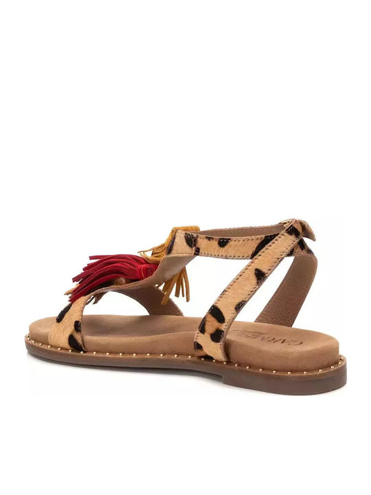 Carmela Leather Women's Flat Sandals