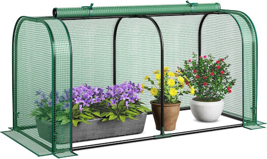Costway GT4291GN Greenhouse Tunnel with Metal Frame 1.18x0.55x0.6m
