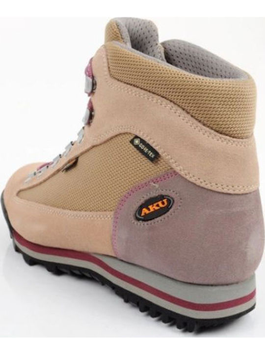 Aku Ultralight Women's Waterproof Hiking Boots With Gore-Tex Membrane Beige