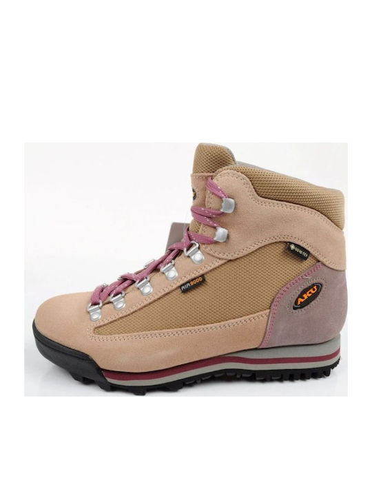 Aku Ultralight Women's Waterproof Hiking Boots With Gore-Tex Membrane Beige