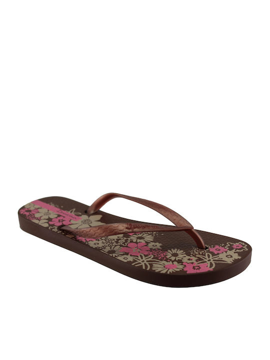 Classica Flip Flops in Brown