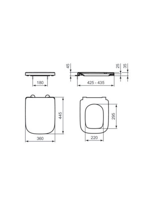 Ideal Standard I.life B Floor-Standing Toilet White