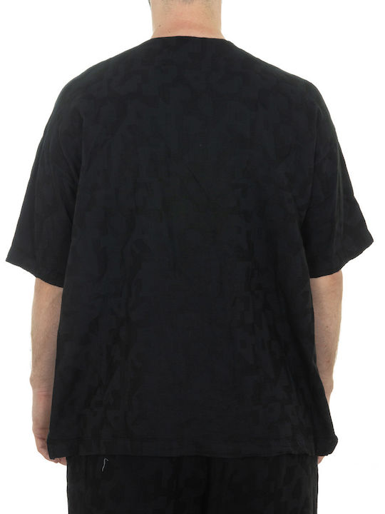 Kurzärmlig Hemd Black