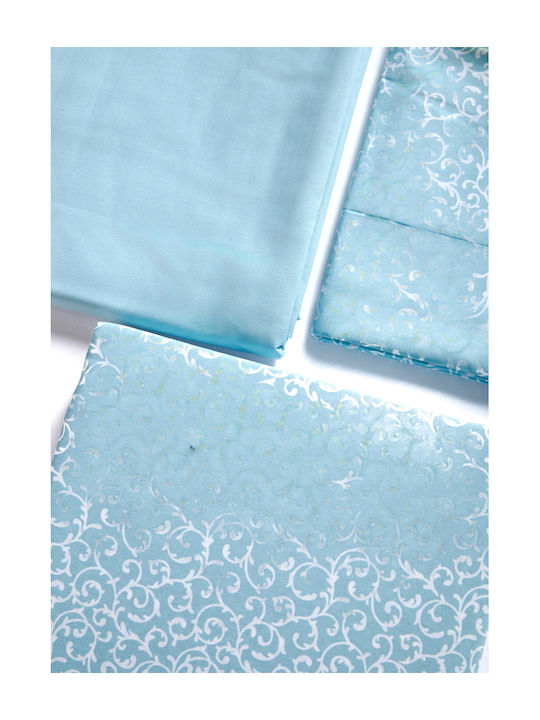 Comfort Σετ Σεντόνια Μονά 165x270εκ. Βεραμάν (3τμχ)