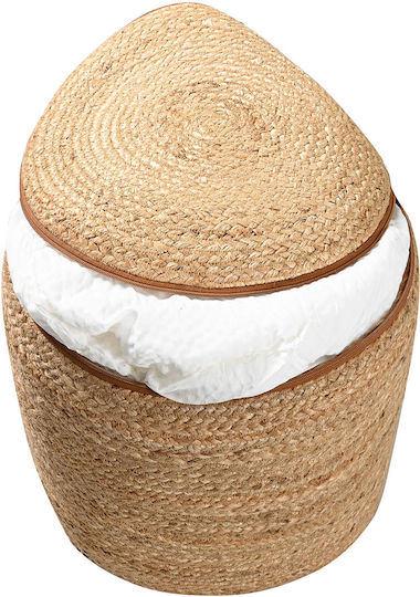 Puf Scaun Natural 40x40x40cm