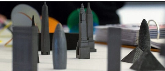 Graphite Towers By Moma Limited Edition – Unique Graphite Design Set Empire State Building