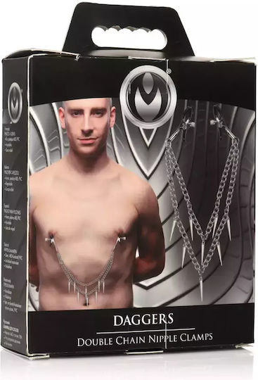 XR Nipple Clamps in Silver Color