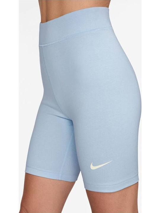 Sportswear Training Women's Bike Leggings High Waist Blue