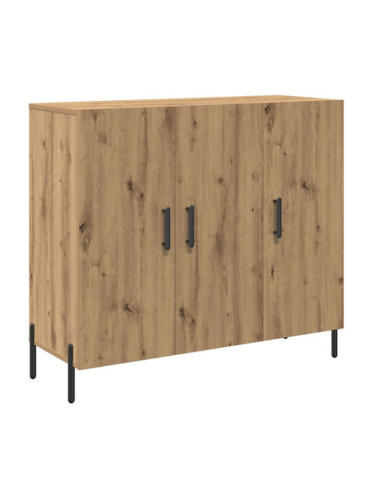 Sideboard Wooden Walnut 90x34x80cm