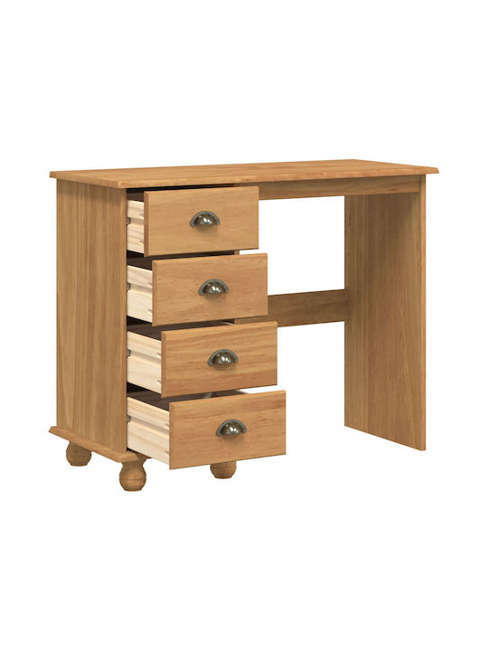 Schreibtisch aus Massivholz Pine 95x40x75cm