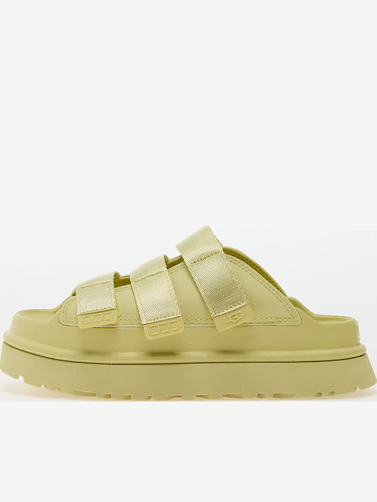 GoldenGlow Slide Women's Sandals Yellow