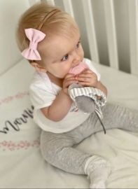 Cheeky Chompers Teething Rattle BPA Free made of Fabric for 9 m+