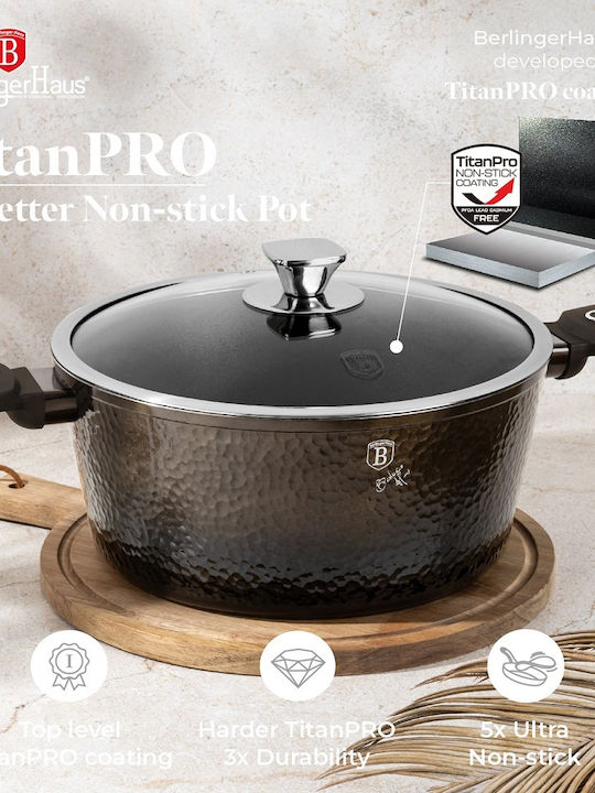 Berlinger Haus Primal Gloss Collection Aluminum Cookware Set Primal Gloss With Non-Stick Coating 6 Pieces