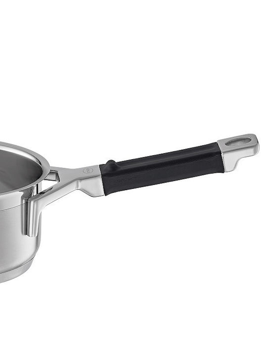 Rosle Silence Pro Stainless Steel Pots Set with Non-stick Interior Coating 4 Pieces