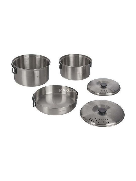 Campingaz Cookware Set Stainless Steel 3pcs
