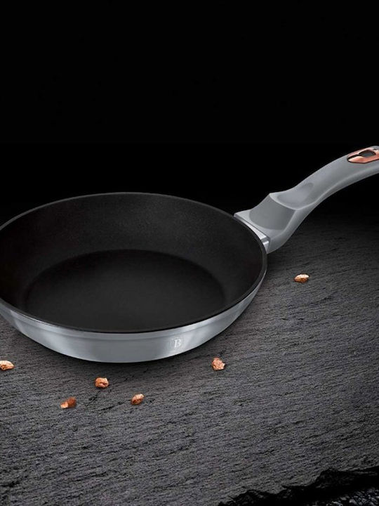 Berlinger Haus Moonlight Collection Pans Set of Aluminum with Stone Coating Moonlight 3pcs