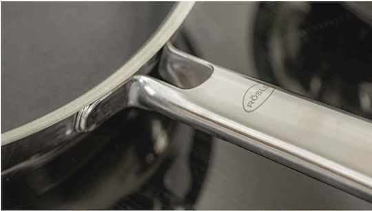 Rosle Elegance Pfannen-Set aus Rostfreiem Stahl Silber mit Antihaftbeschichtung 2-teilig