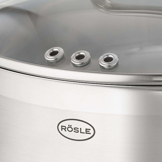 Rosle Charm Cookware Set Made of Stainless Steel with Non-stick Interior Coating 4 Pieces