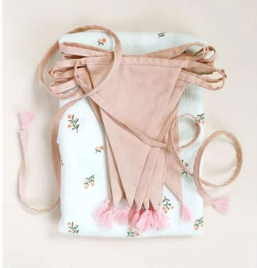 Fabric Garland Disty Pink A Little Lovely Company