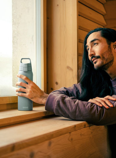 Sigg Μπουκάλι Θερμός Ανοξείδωτο 750ml Blue
