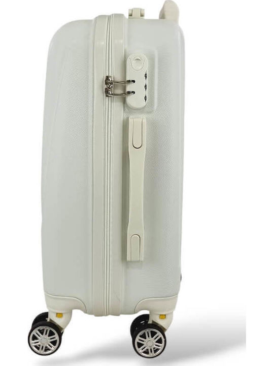 Playbags Reisekoffer Hart Beige mit 4 Räder Höhe 55cm