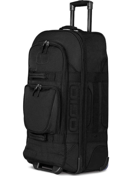Ogio Terminal Geantă Mare Valiză De Călătorie Din Material Textil Neagră Cu 2 Roți Înălțime 74 Cm