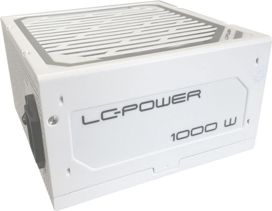 LC-Power LC1000MW rev. 3.1 1000W Λευκό Τροφοδοτικό Υπολογιστή Full Modular 80 Plus Gold